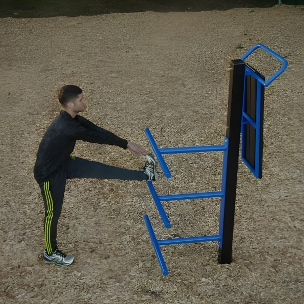 Outdoor Back and Leg Stretch