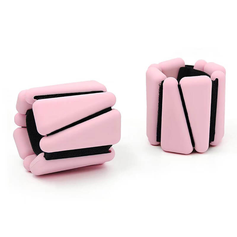 UBENCH ADJUSTABLE WRIST / ANKLE WEIGHTS 0.5KG PAIR - PINK