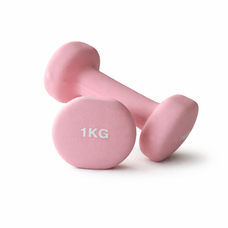 1KG VINYL / NEOPRENE DIPPED DUMBBELLS