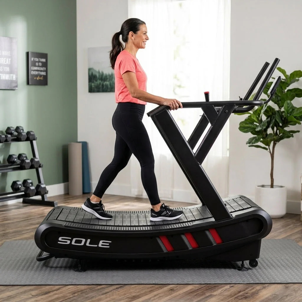 Sole Fitness C80 Curved Self-Powered Treadmill - Image 9