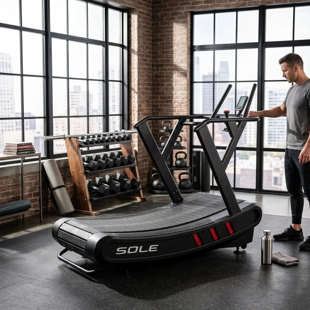 Sole Fitness C80 Curved Self-Powered Treadmill - Image 10