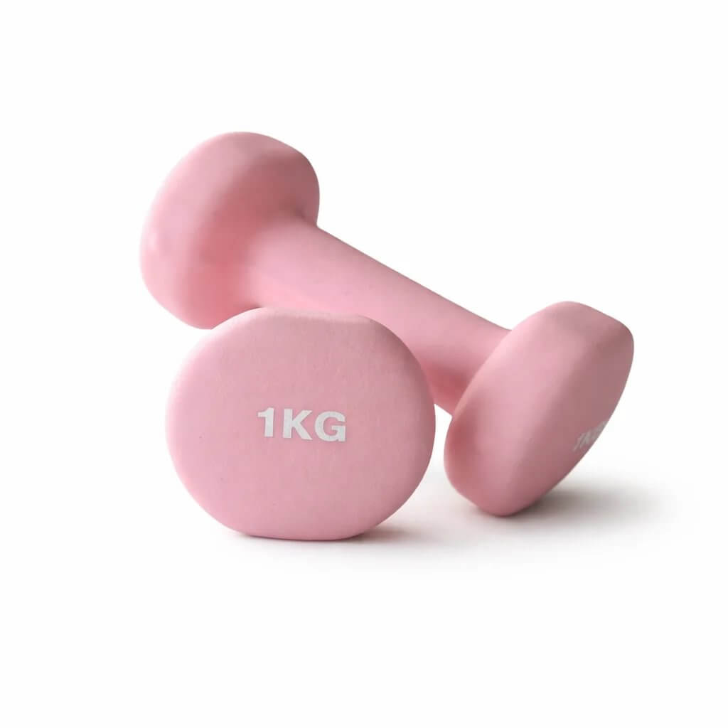 1KG VINYL / NEOPRENE DIPPED DUMBBELL - SINGLE