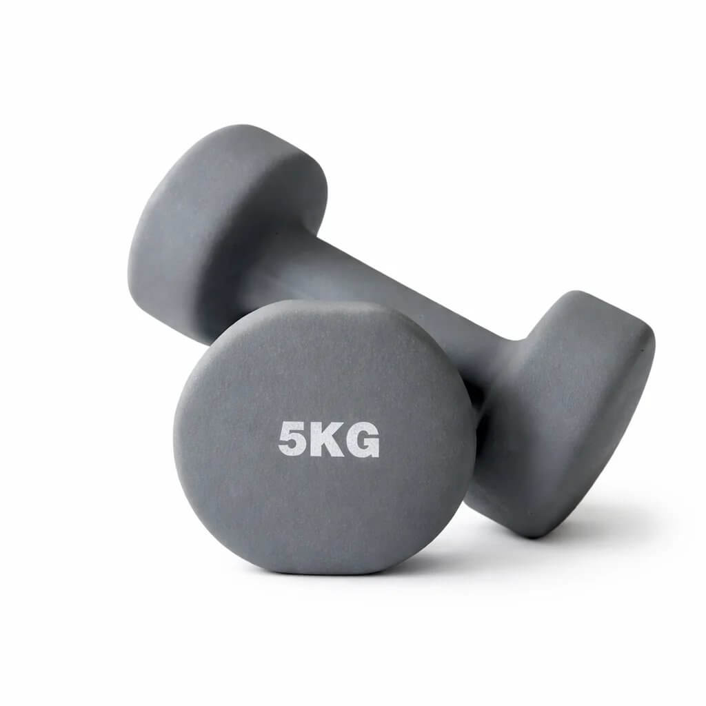 5KG VINYL / NEOPRENE DIPPED DUMBBELL - SINGLE