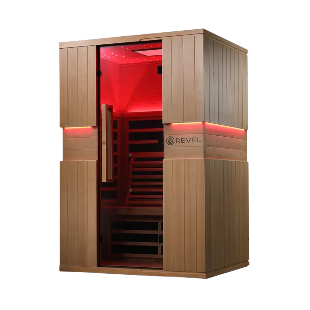Revel Aura 2 Person Full Spectrum Infrared Sauna - Image 6