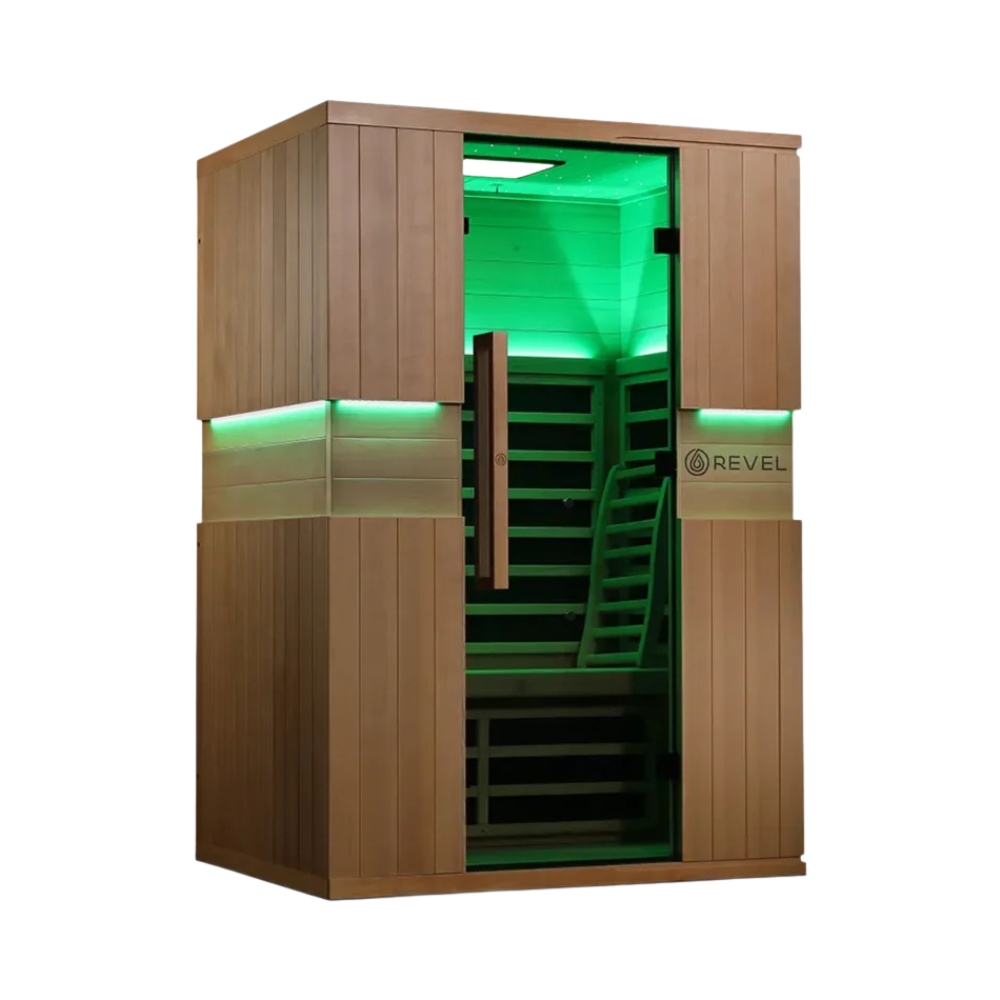 Revel Aura 2 Person Full Spectrum Infrared Sauna - Image 7
