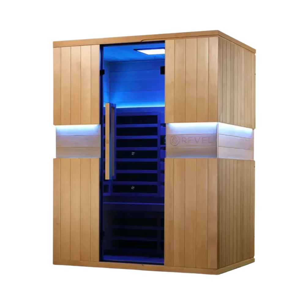 Revel Aura 3 Person Full Spectrum Infrared Sauna - Image 5