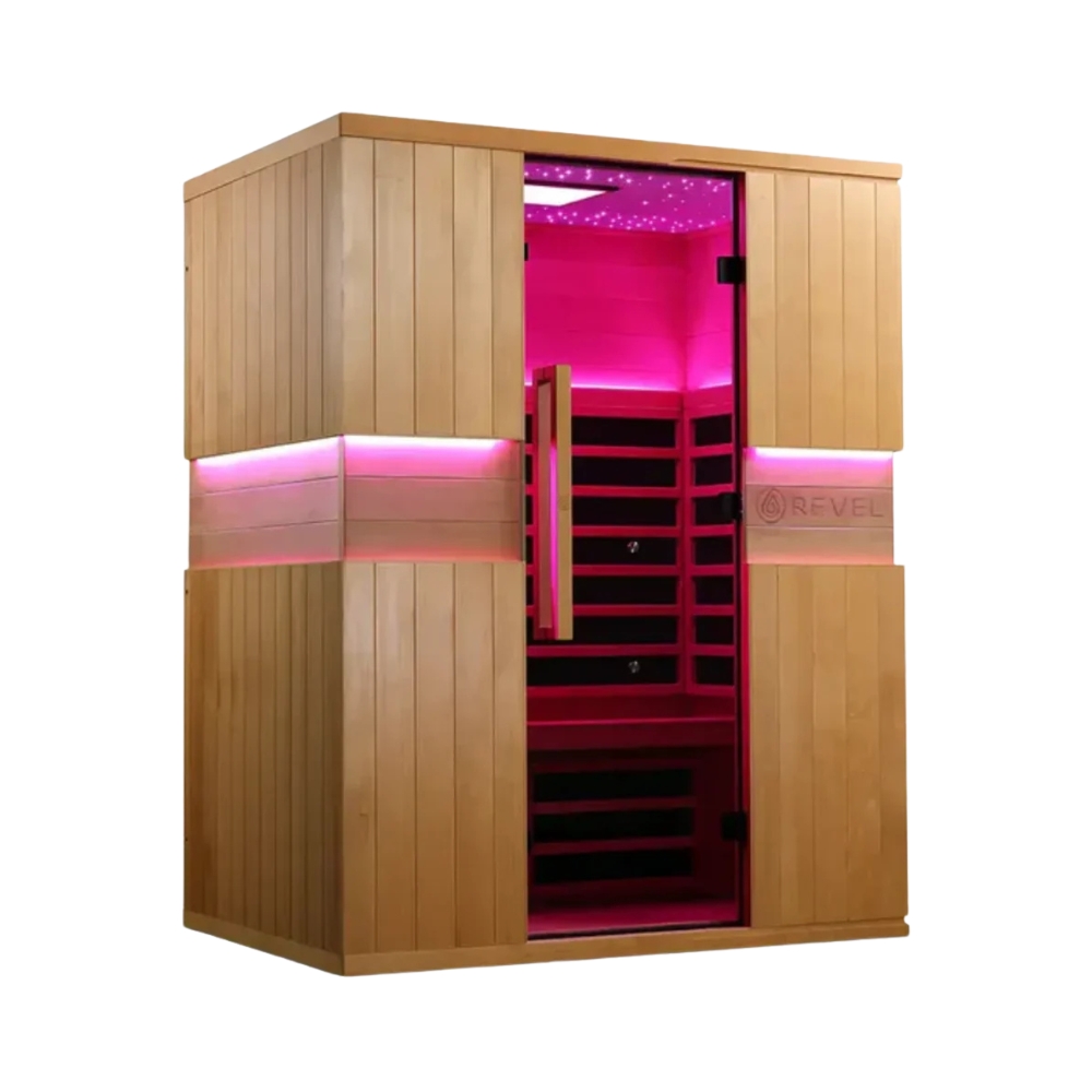 Revel Aura 3 Person Full Spectrum Infrared Sauna - Image 6