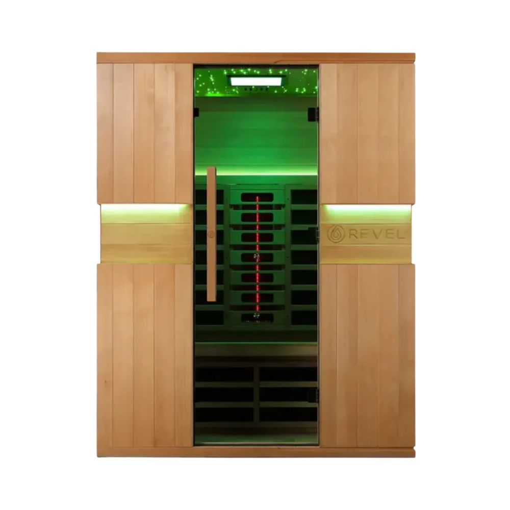 Revel Aura 3 Person Full Spectrum Infrared Sauna - Image 8