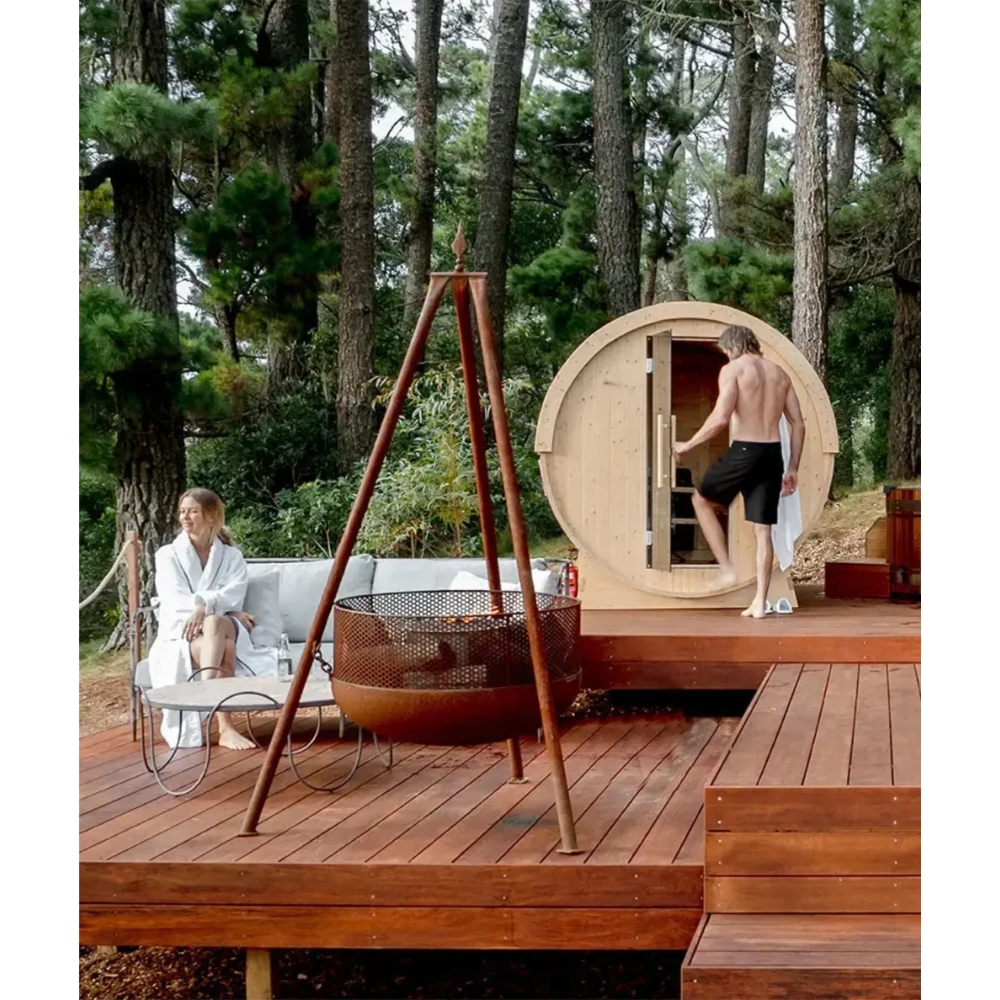 Revel Eden - 8 Person Traditional Barrel Sauna - Image 5