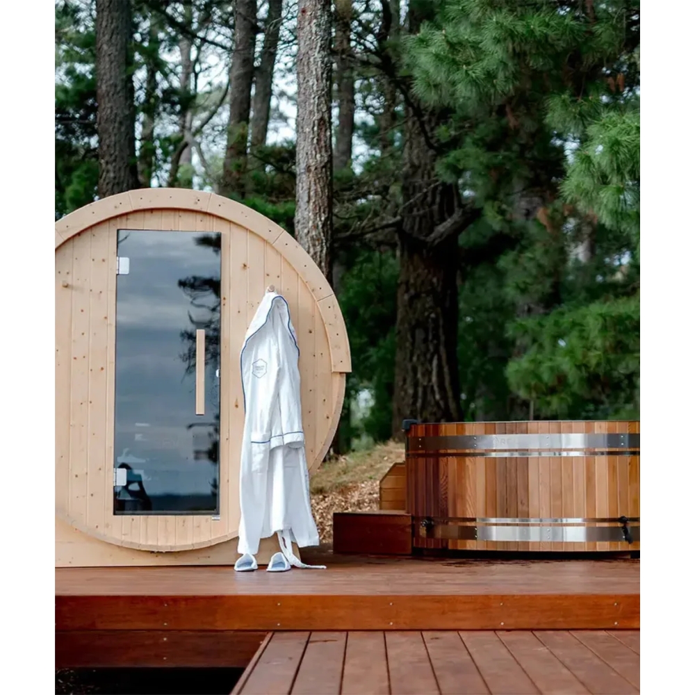 Revel Eden - 8 Person Traditional Barrel Sauna - Image 8