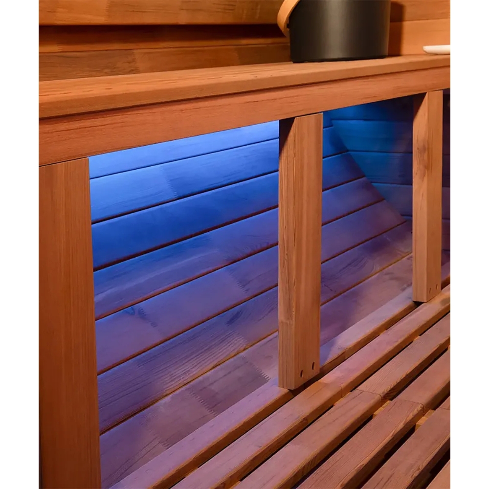 Revel Edenview - 8 Person Traditional Cedar Barrel Sauna - Image 5