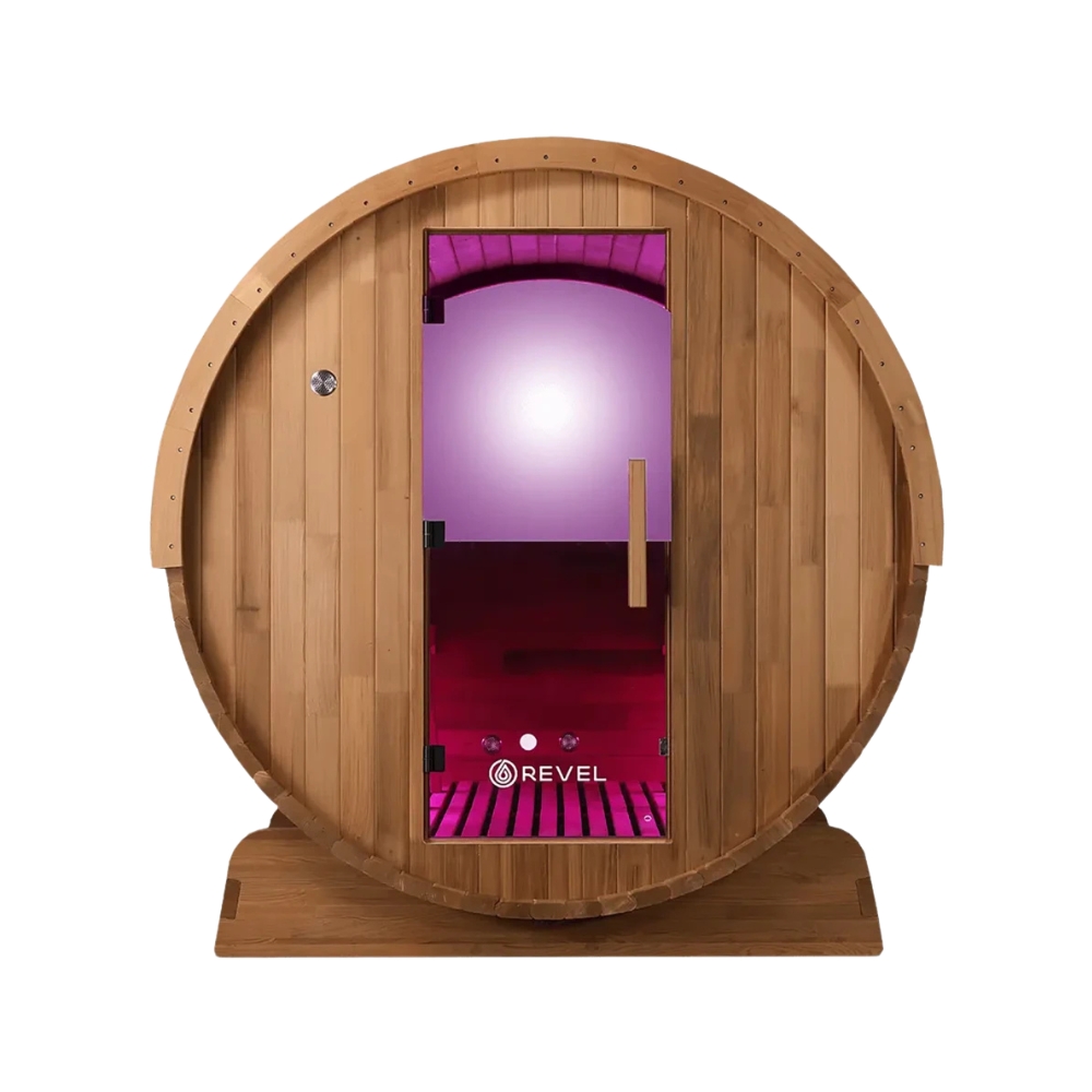 Revel Edenview - 8 Person Traditional Cedar Barrel Sauna - Image 6