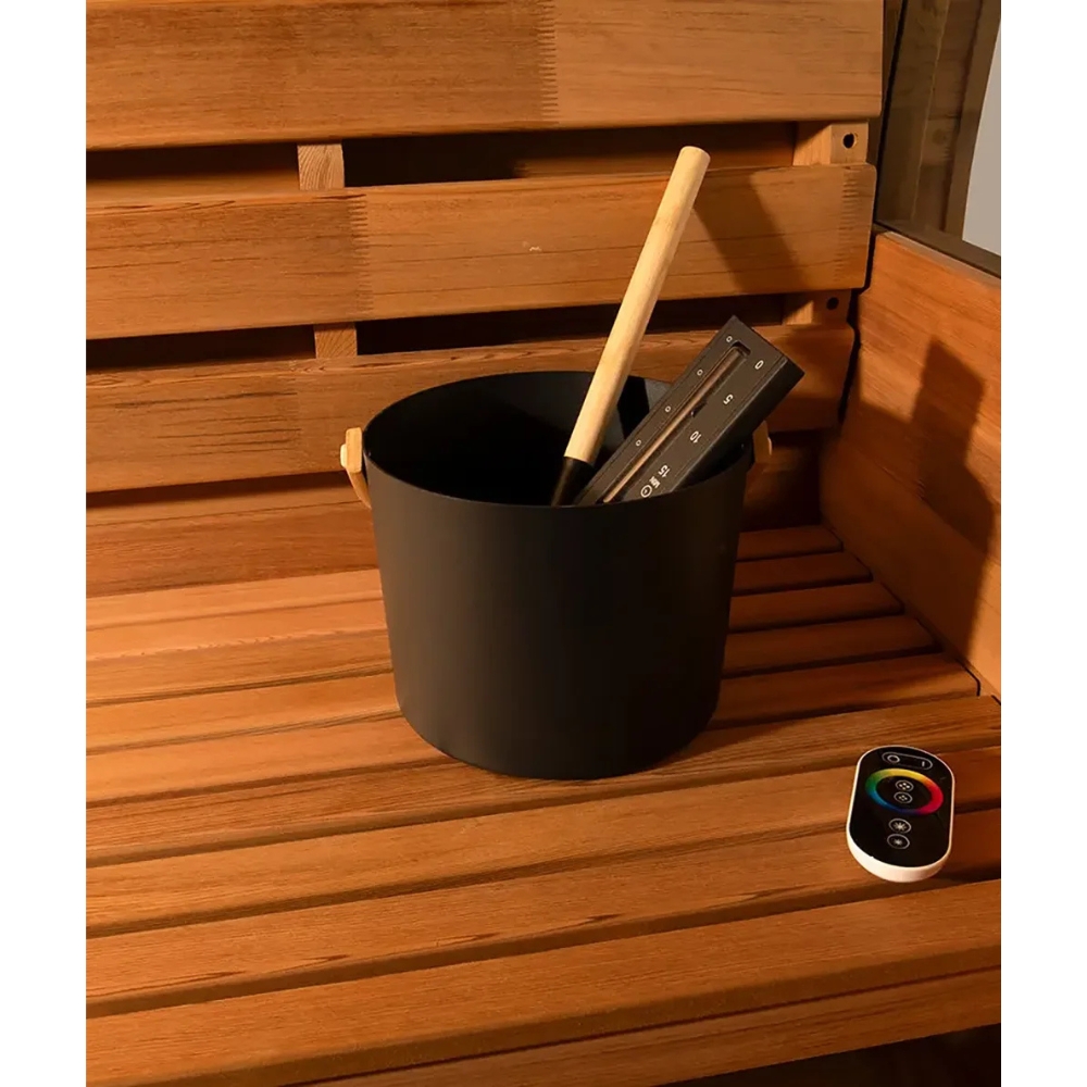 Revel Edenview - 8 Person Traditional Cedar Barrel Sauna - Image 7