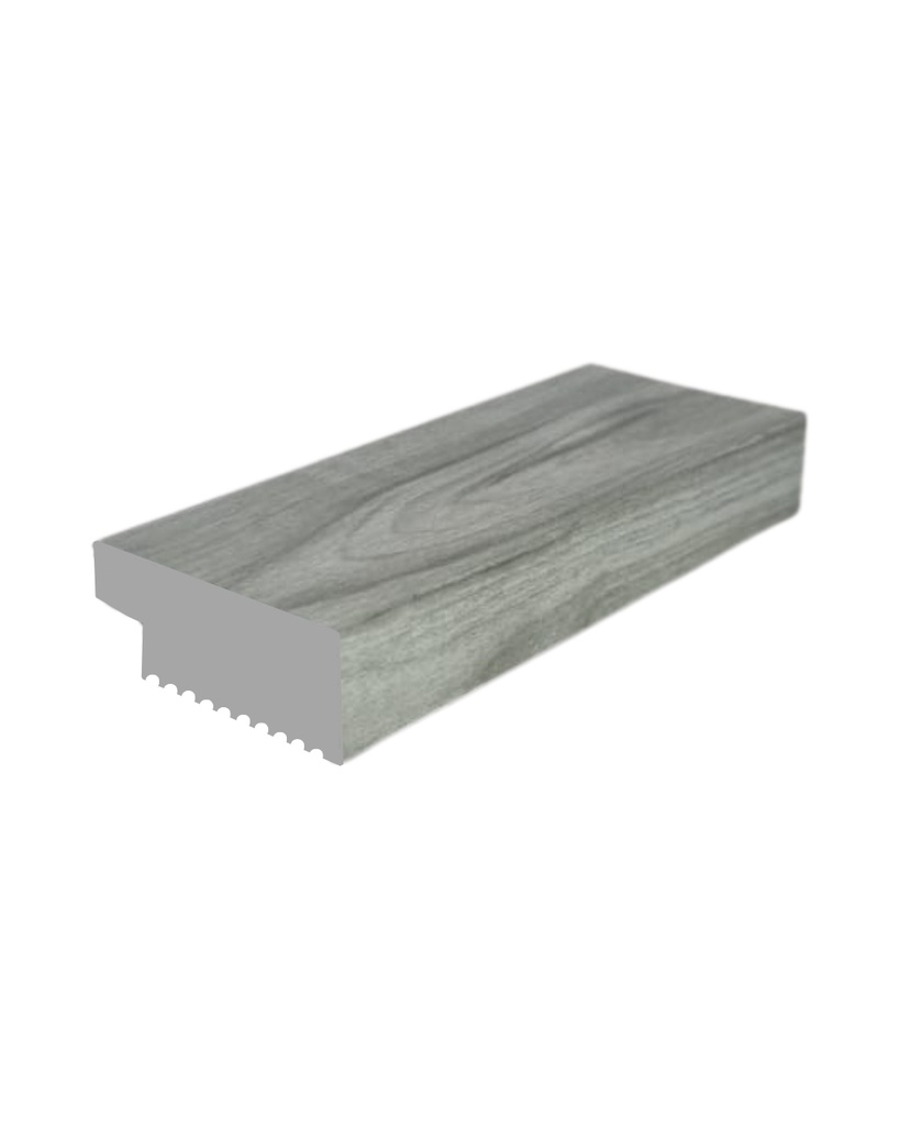Wall Panel End 40X16X2700mm Grey Kiaat (163mm)
